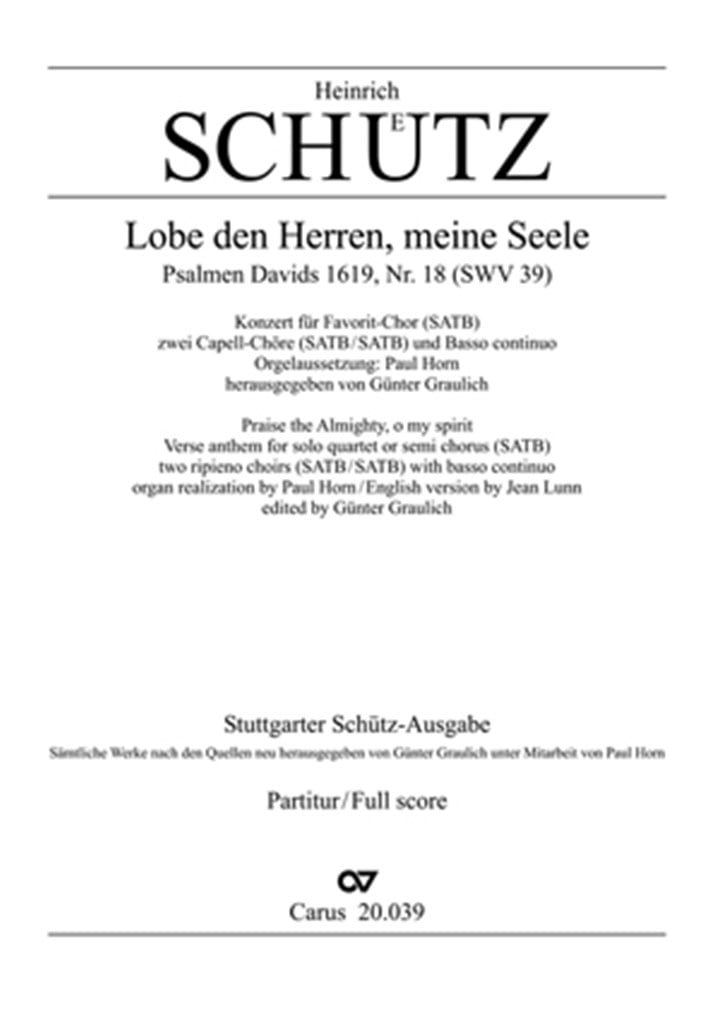 Lobe den Herren, meine Seele